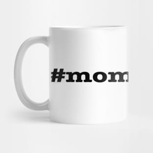 Mom of Boys Black Font Mug